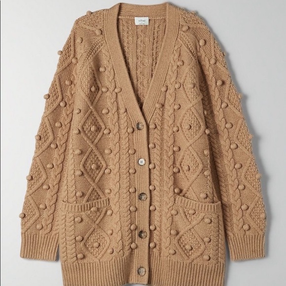 Aritzia Sweaters - Brown Alps Cardigan